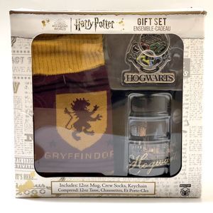 Harry Potter Gryffindor Hogwarts Gift Set Wizarding World - Mug Socks Keychain